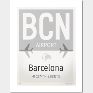 BCN airport Posters and Art